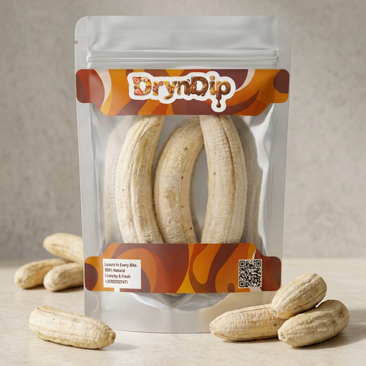 🍌 موز كامل مجفف بالتبريد