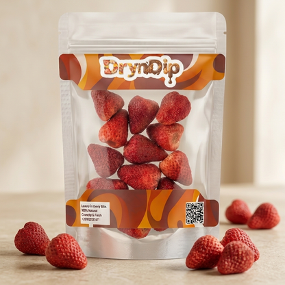 فراولة مجففة بالتبريد 🍓