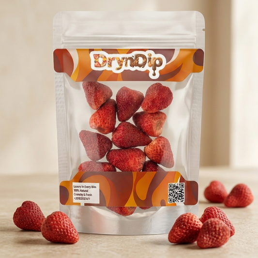 فراولة مجففة بالتبريد 🍓