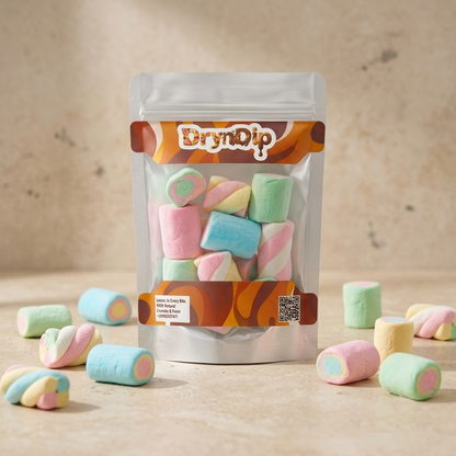 🍬 حلوى الخطمي المجففة بالتبريد