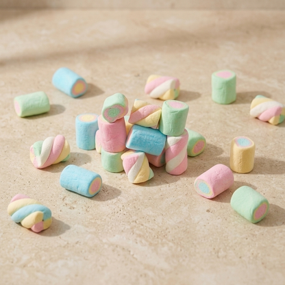 🍬 حلوى الخطمي المجففة بالتبريد